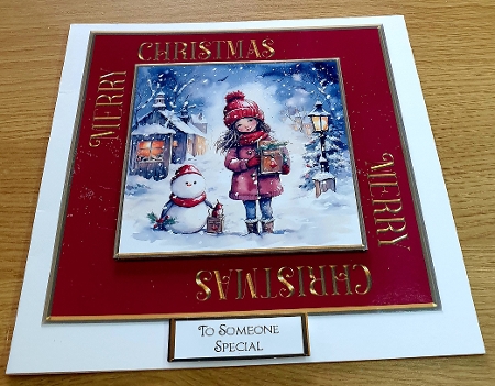 Framed Christmas Scenes 6 by Margaret Scott