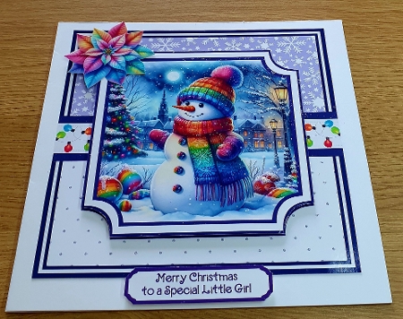 RAINBOW CHRISTMAS 6x6 & 5x7 by Margaret Scott