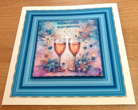 Gold Border Frames-succulants Bright by Margaret Scott