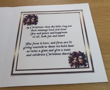 christmas time 12 with verse by Margaret Scott