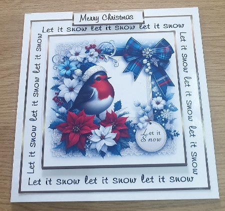 Let it snow generic insert with verse matches linked by Margaret Scott
