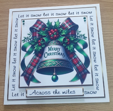 Let it snow tartan bells by Margaret Scott