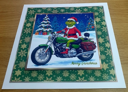 Grinch Santa 2 by Margaret Scott