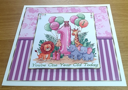 Animal Birthday Balloon 1 2 3 4 5  by Margaret Scott
