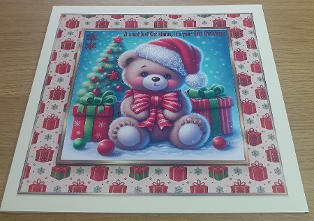 Cute Christmas Teddy 1 by Margaret Scott