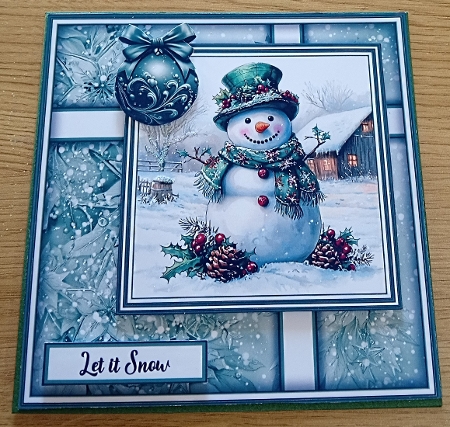 Snowman Joy 1 - Mini Kit 6x6 by Margaret Scott