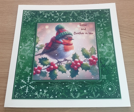 Holly Branch Robin  by Margaret Scott