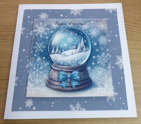 Winter Snowflake Background Kit 2 by Margaret Scott