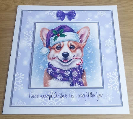Candy cane Dogs 3 by Margaret Scott