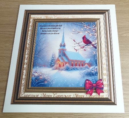 Golden Merry Christmas Backgrounds-christmas Time 2 by Margaret Scott