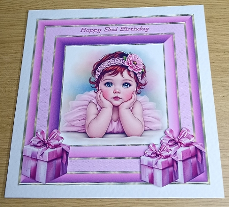 4 Gold Border Frames-Christmas Time by Margaret Scott