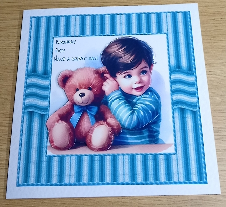 Birthday Boy Card 2 by Margaret Scott