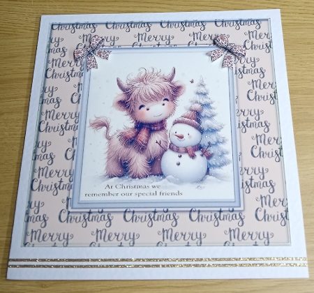 20+ Highland coo and snowman by Margaret Scott