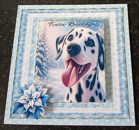 20+ dogs in snow by Margaret Scott
