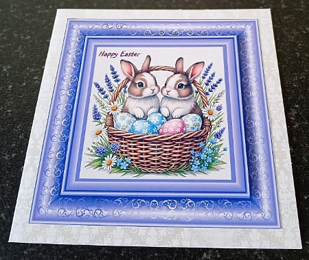 Easter Bunny basket  by Margaret Scott