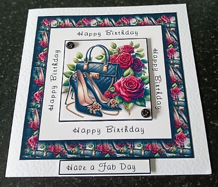 happy birthday shoes black by Margaret Scott