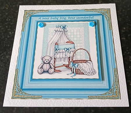 Baby boy crib  by Margaret Scott