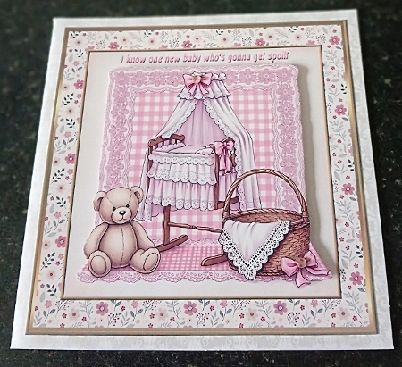Baby girl crib  by Margaret Scott