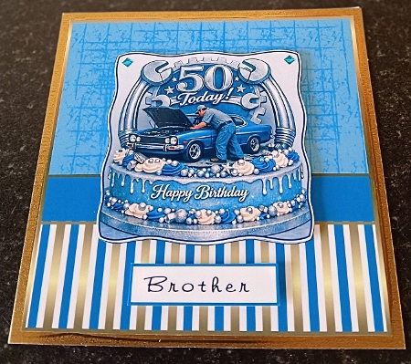 Mechanic 50th birthday cake by Margaret Scott