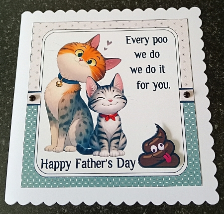 7x7 Special cat dad choice of four mini kit by Margaret Scott