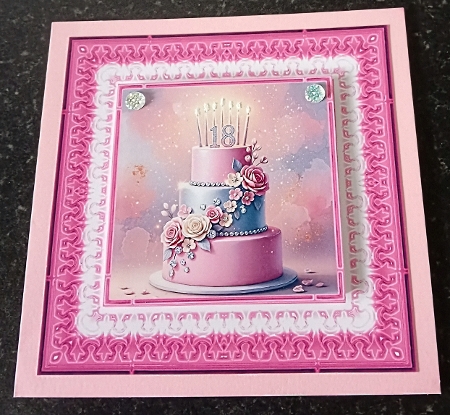 Beautiful  18th Birthday cakes  by Margaret Scott