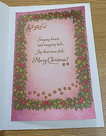 singing dogs at christmas by Margaret Scott