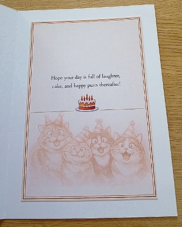 cats birthday by Margaret Scott