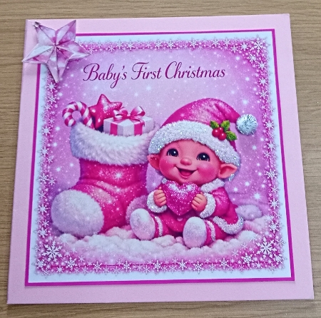 babys first christmas girl by Margaret Scott