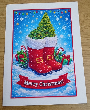 christmas boots by Margaret Scott