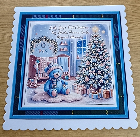 Baby boy first Christmas by Margaret Scott