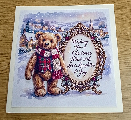 Christmas bear greetings  by Margaret Scott