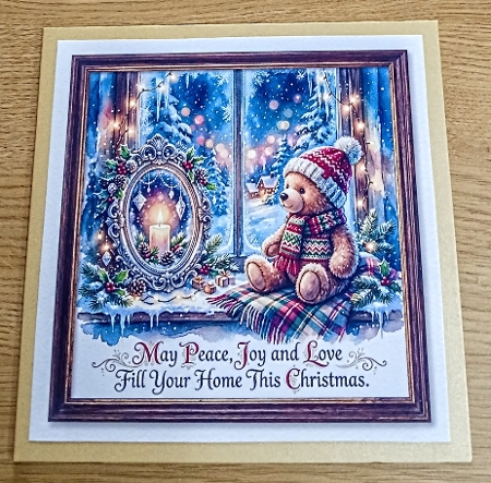 Christmas bear greetings  by Margaret Scott