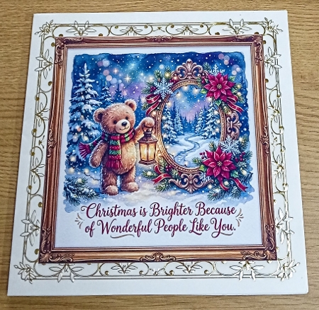 Christmas bear greetings  by Margaret Scott