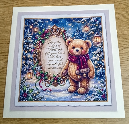 Christmas bear greetings  by Margaret Scott