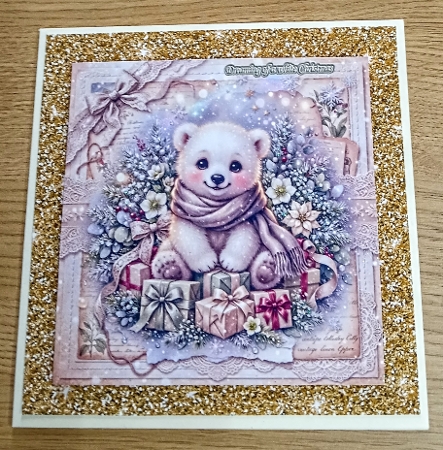 Christmas polar bear  by Margaret Scott