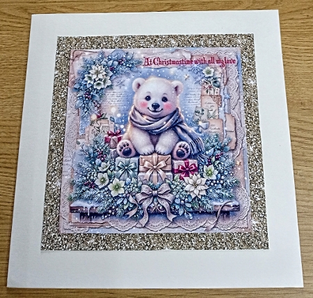Christmas polar bear  by Margaret Scott
