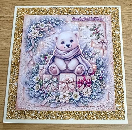 Christmas polar bear  by Margaret Scott