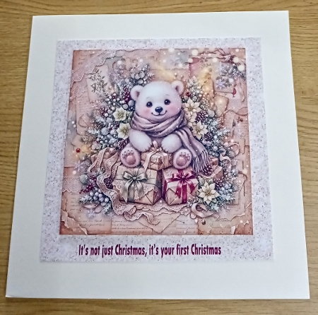 Christmas polar bear  by Margaret Scott