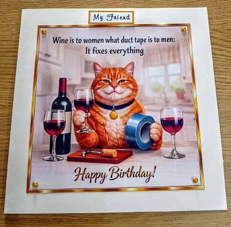 duct tape/wine by Margaret Scott