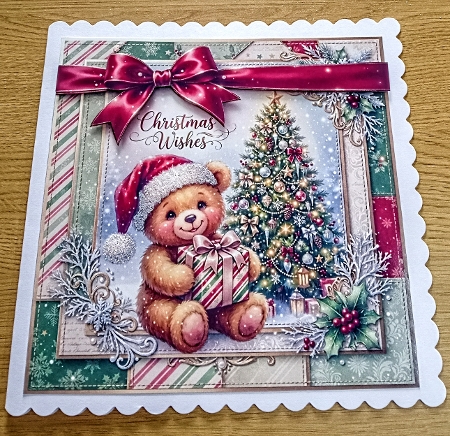 Christmas teddy bears  by Margaret Scott