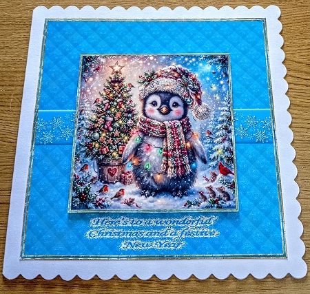 Festive pengie  by Margaret Scott