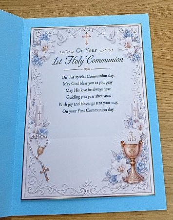 boy 1st holy communion by Margaret Scott