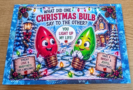 christmas  joke  by Margaret Scott