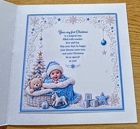 baby boys 1st christmas by Margaret Scott