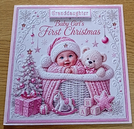 baby girls 1st christmas by Margaret Scott