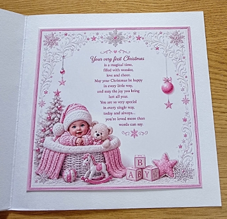 baby girls 1st christmas by Margaret Scott