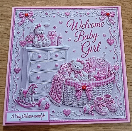 welcome baby girl by Margaret Scott