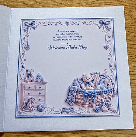 welcome baby boy by Margaret Scott