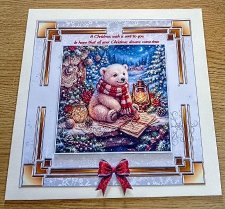 Christmas polar bear  by Margaret Scott
