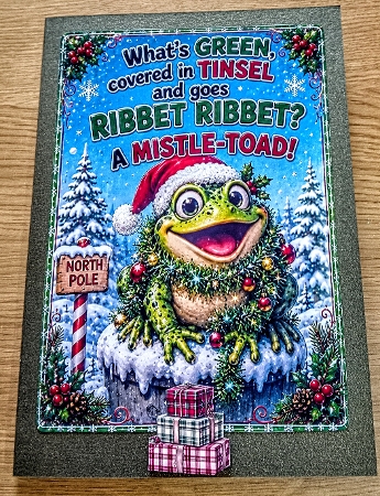 whats green covered in tinsel? by Margaret Scott